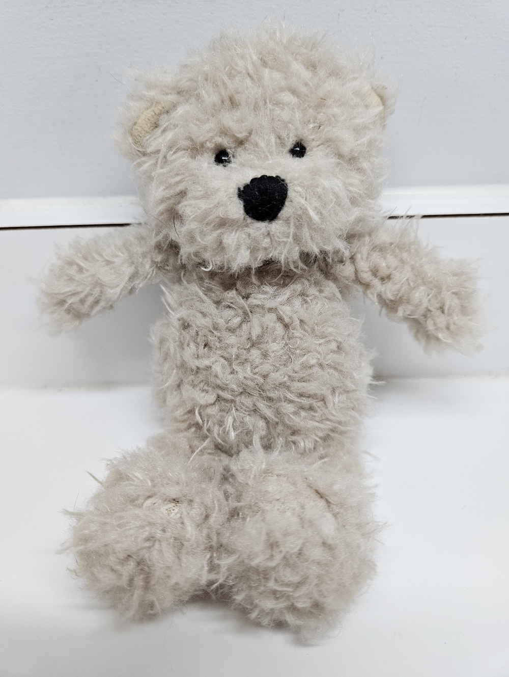 Jellycat Angora Cocoa Bear Plush 8” Teddy Bear Stuffed Animal Retired